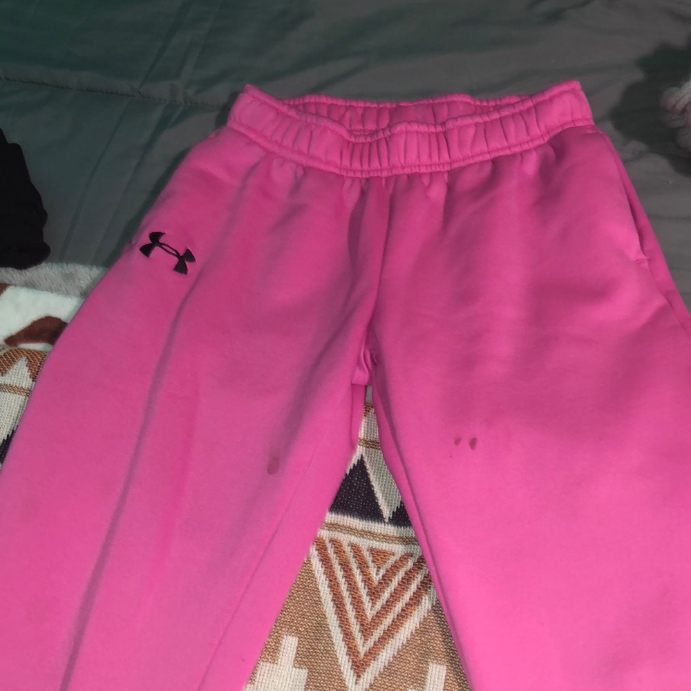 Pink sweat pants
